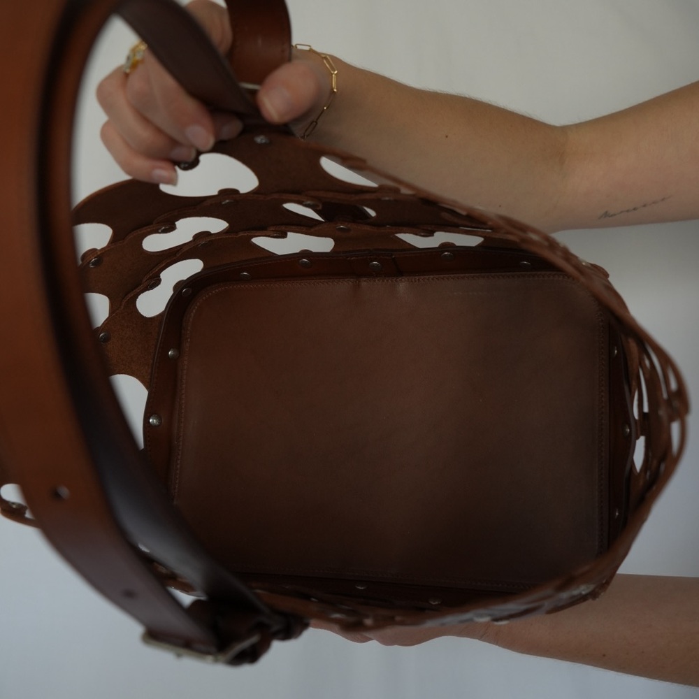 Celine Brown Leather Tote Bag - Picture 8 of 12